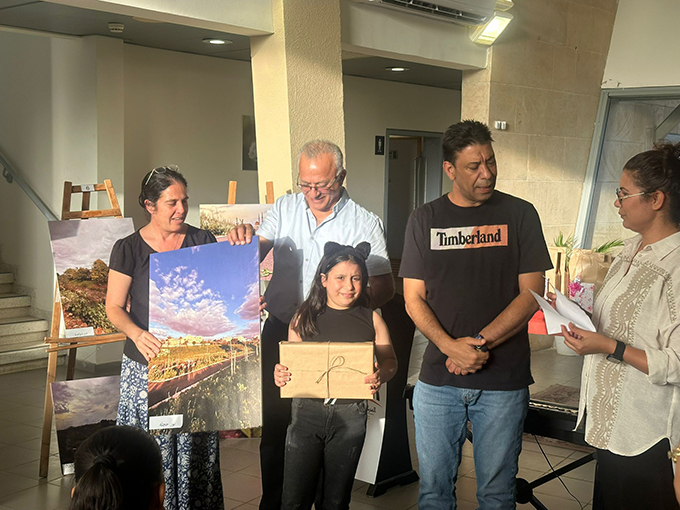 حفل توزيع الجوائز على المشاركين بمسابقة التصوير في وادي قانا